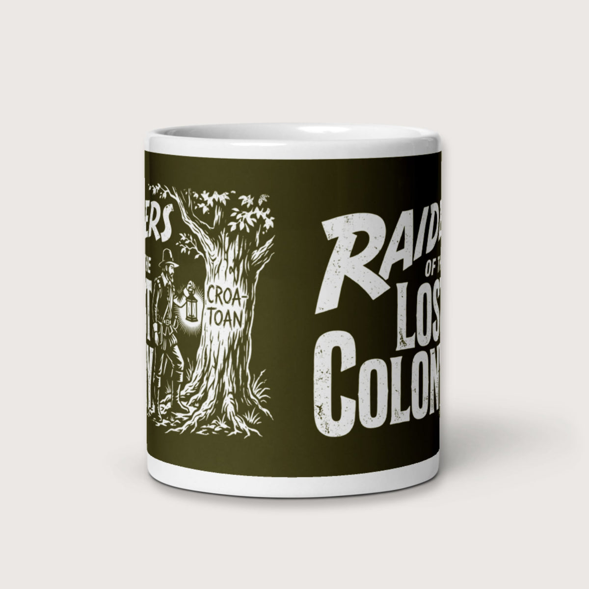 Raiders of the Lost Colony Mug - history buff gift by HistoHead