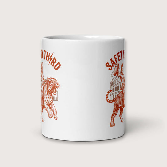 Gladiator Safety Third Mug - history buff gift by HistoHead