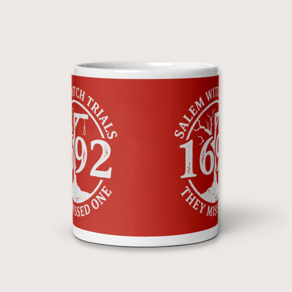 Salem Witch Trials They Missed One Mug - history buff gift by HistoHead