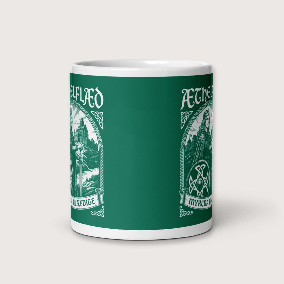Aethelflaed Lady of the Mercians Old English Mug - history buff gift by HistoHead