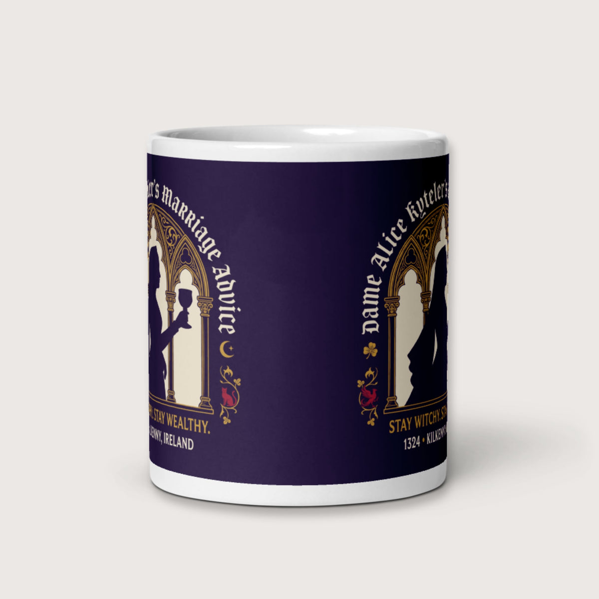Alice Kyteler's Marriage Advice Mug - history buff gift by HistoHead