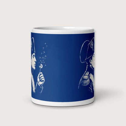 Napoleon Bonaparte Blowing Wishes Mug - history buff gift by HistoHead