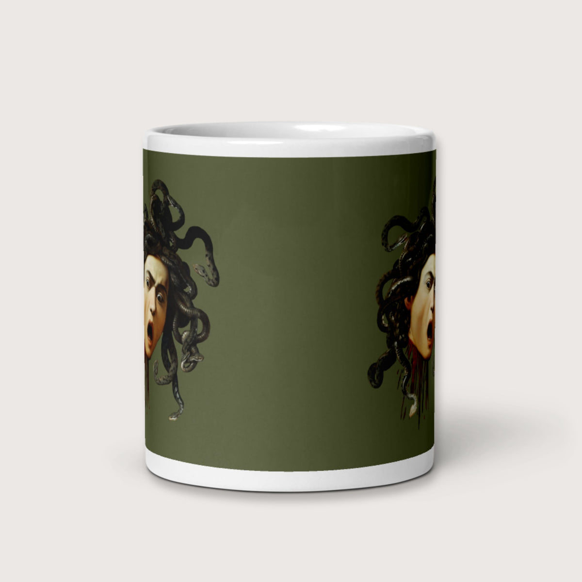 Medusa by Caravaggio Mug - history buff gift by HistoHead