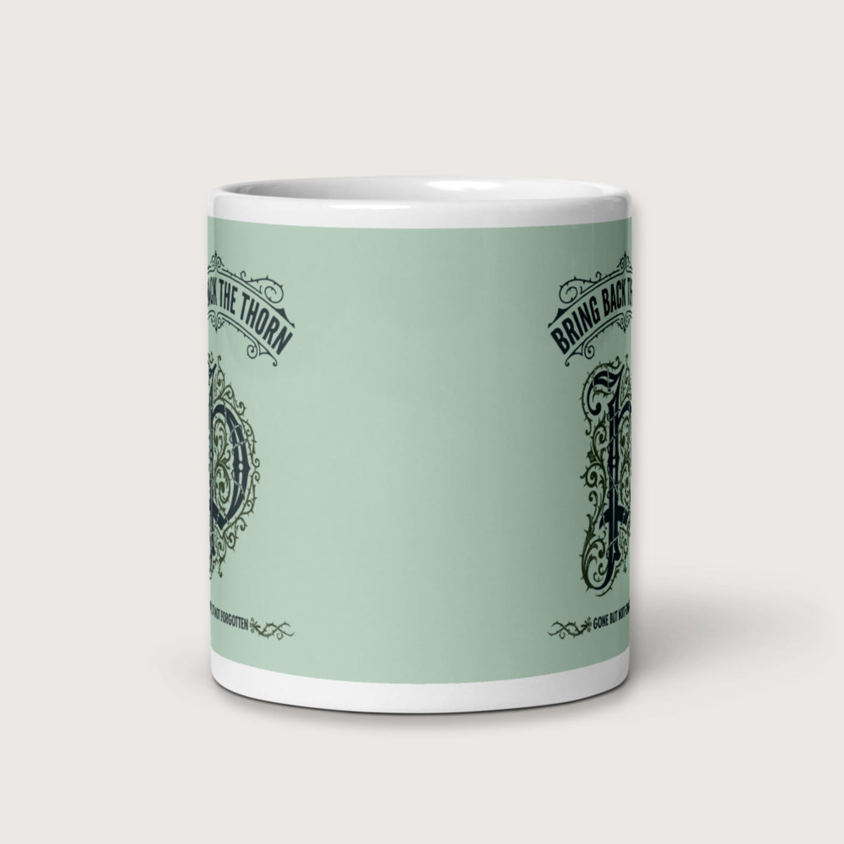 Bring Back the Thorn Letter Mug - history buff gift by HistoHead