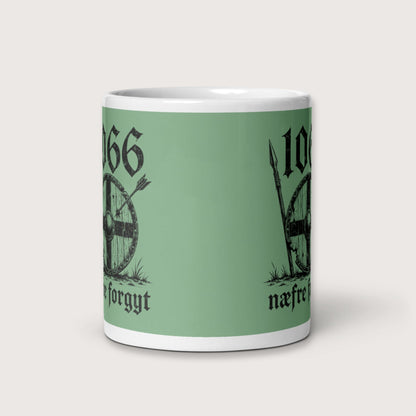 1066 Never Forget in Old English Mug - history buff gift by HistoHead