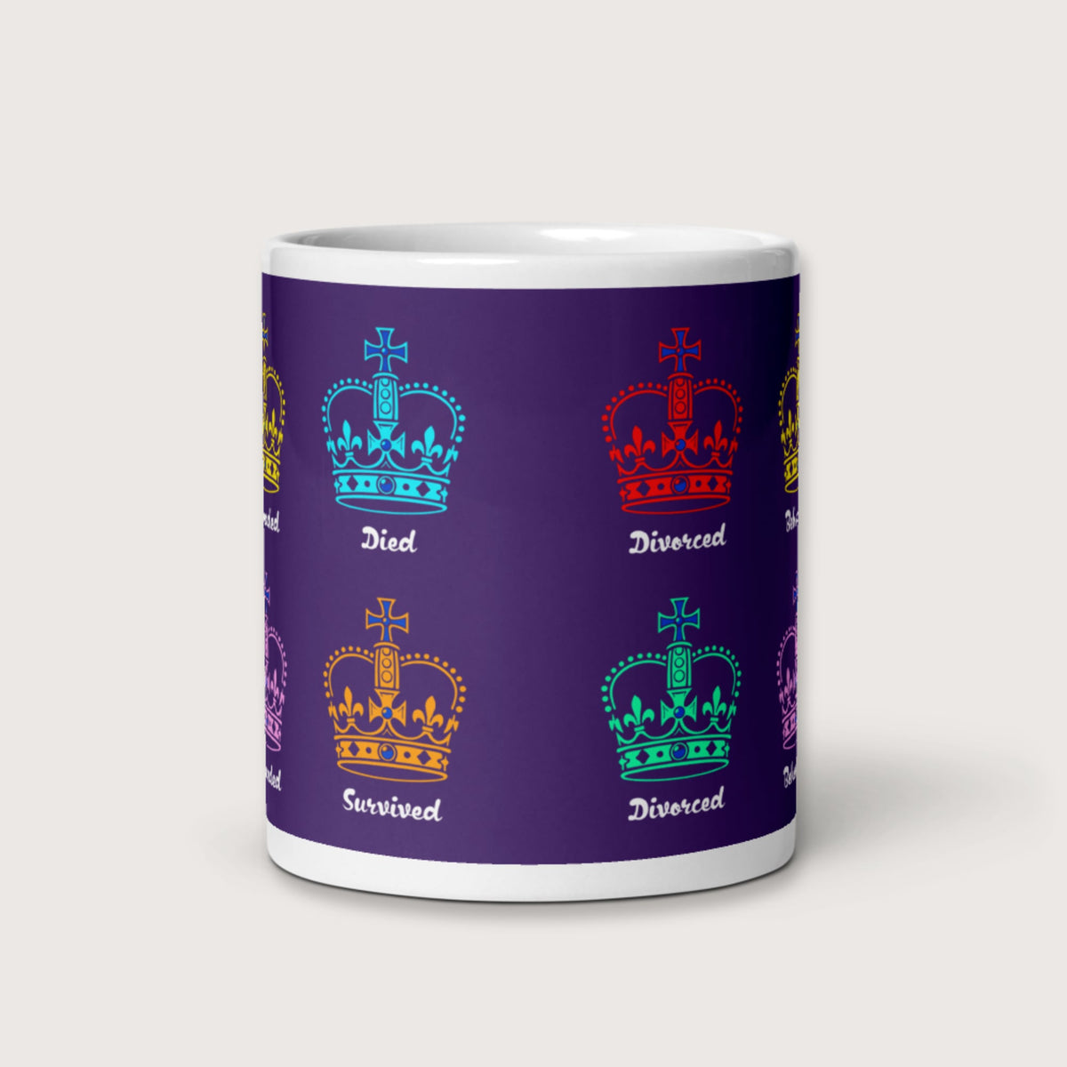 Six Queens Mug - history buff gift by HistoHead