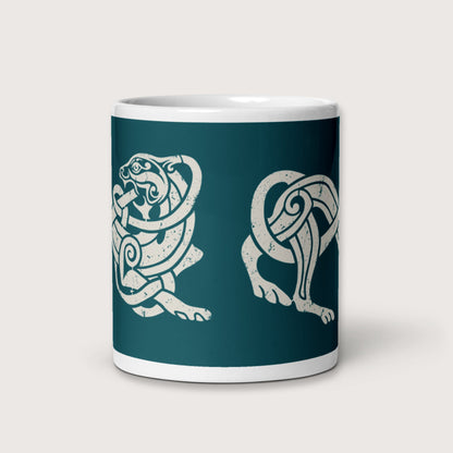 Norse Lion Mug - history buff gift by HistoHead