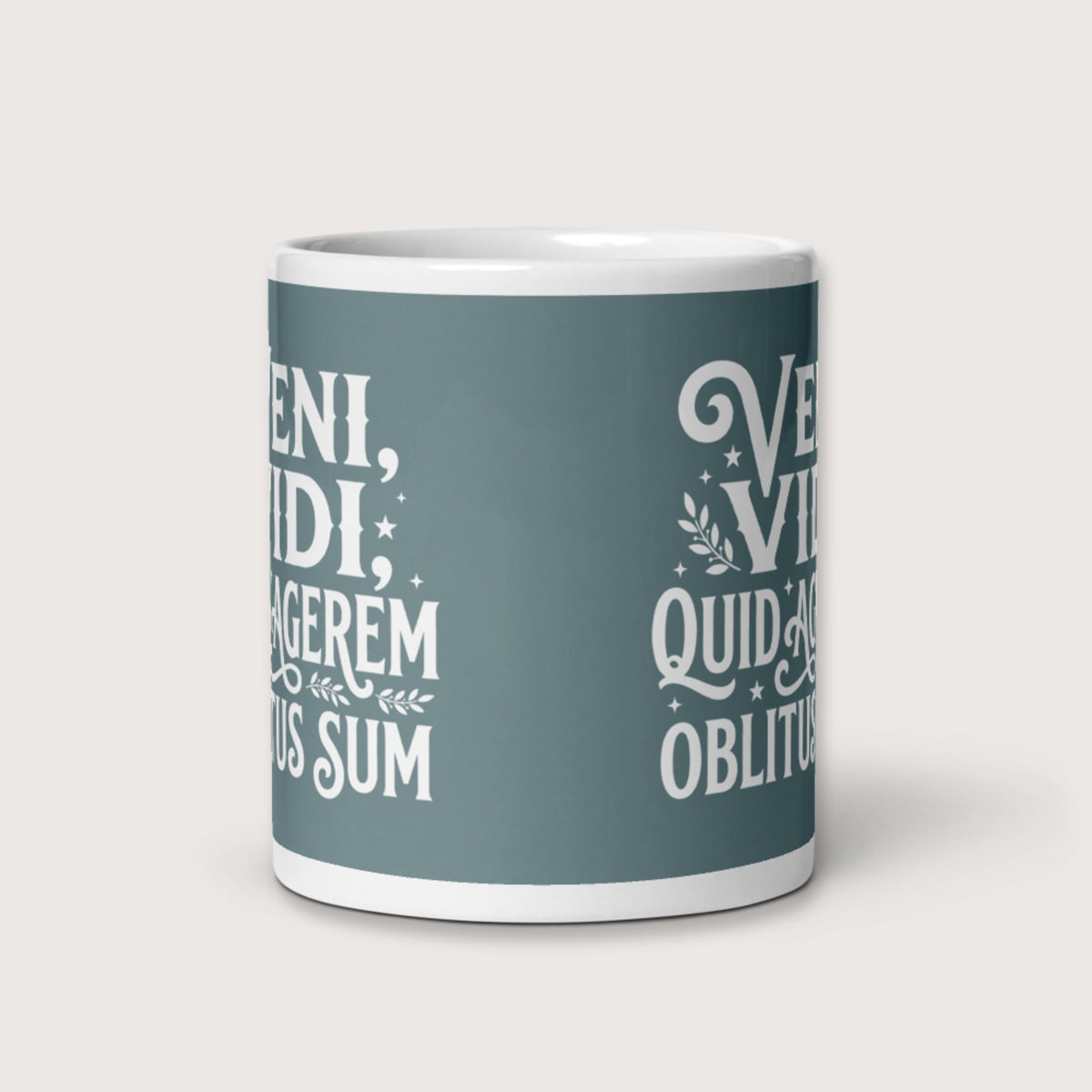 Latin I Came I Saw I Forgot I Was Doing Mug - history buff gift by HistoHead