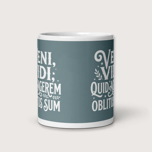 Latin I Came I Saw I Forgot I Was Doing Mug - history buff gift by HistoHead