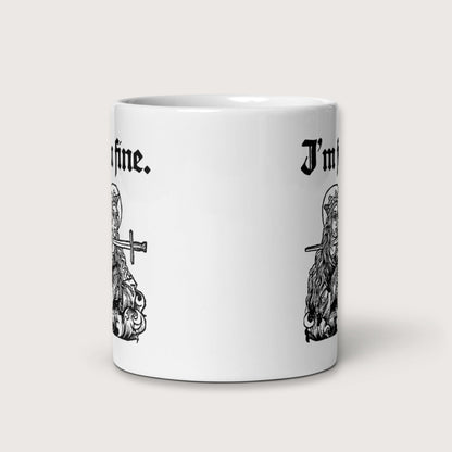 Saint Lucy I'm Fine Mug - history buff gift by HistoHead