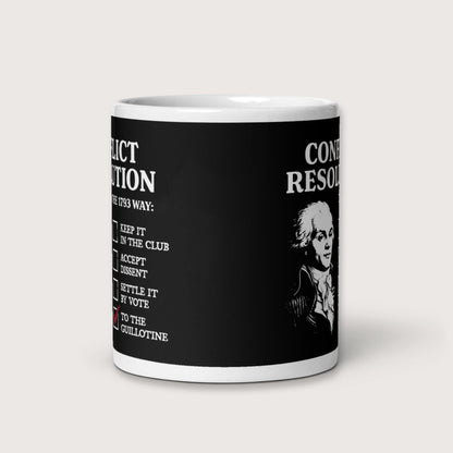 Robespierre's Conflict Resolution Mug - history buff gift by HistoHead