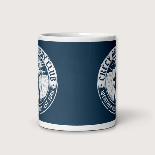 Crecy Archery Club Mug - history buff gift by HistoHead