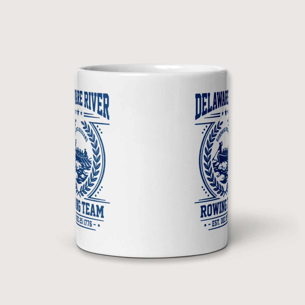 Delaware River Rowing Team Mug - history buff gift by HistoHead