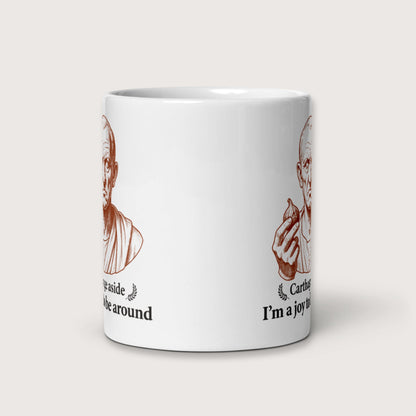 Cato Carthage Aside I'm a Joy to Be Around Mug - history buff gift by HistoHead
