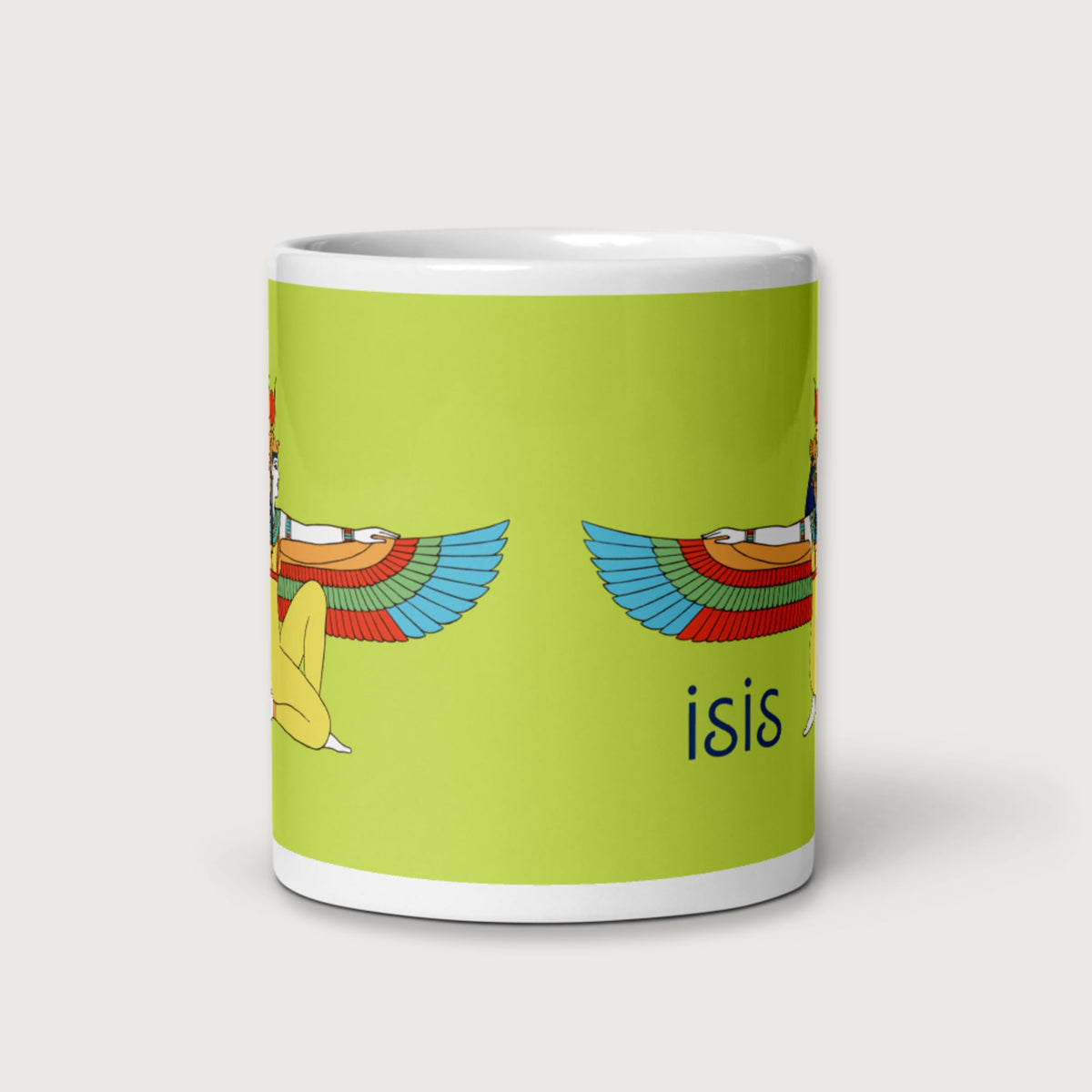 Egyptian Goddess Isis Mug - history buff gift by HistoHead