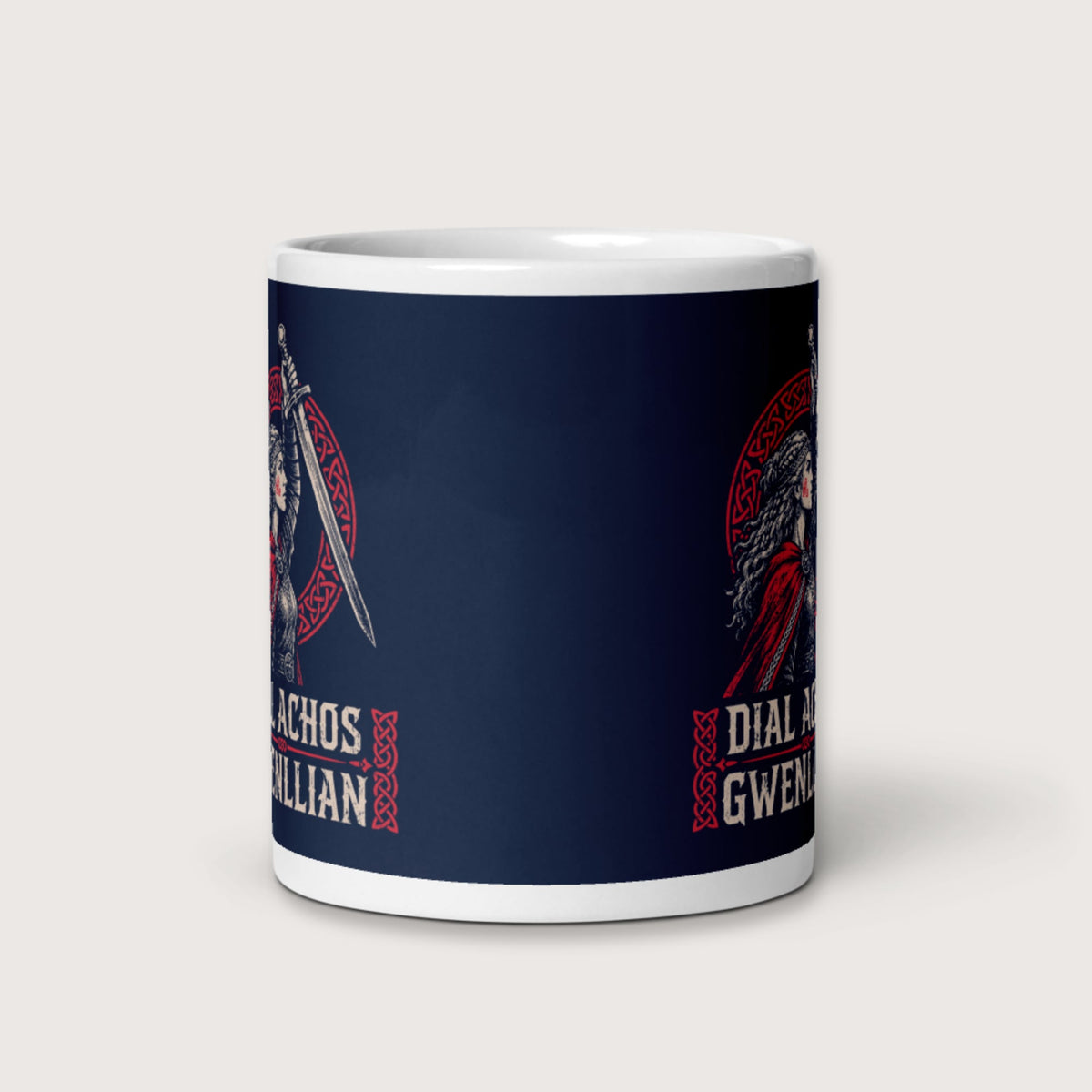 Dial Achos Gwenllian Mug - history buff gift by HistoHead