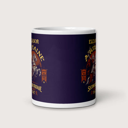 Eleanor of Aquitaine Second Crusade Tour Mug - history buff gift by HistoHead