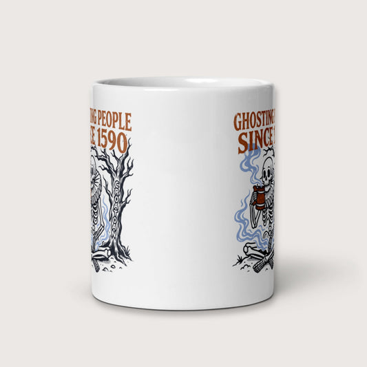 Roanoke Colony Ghosting Since 1590 Mug - history buff gift by HistoHead