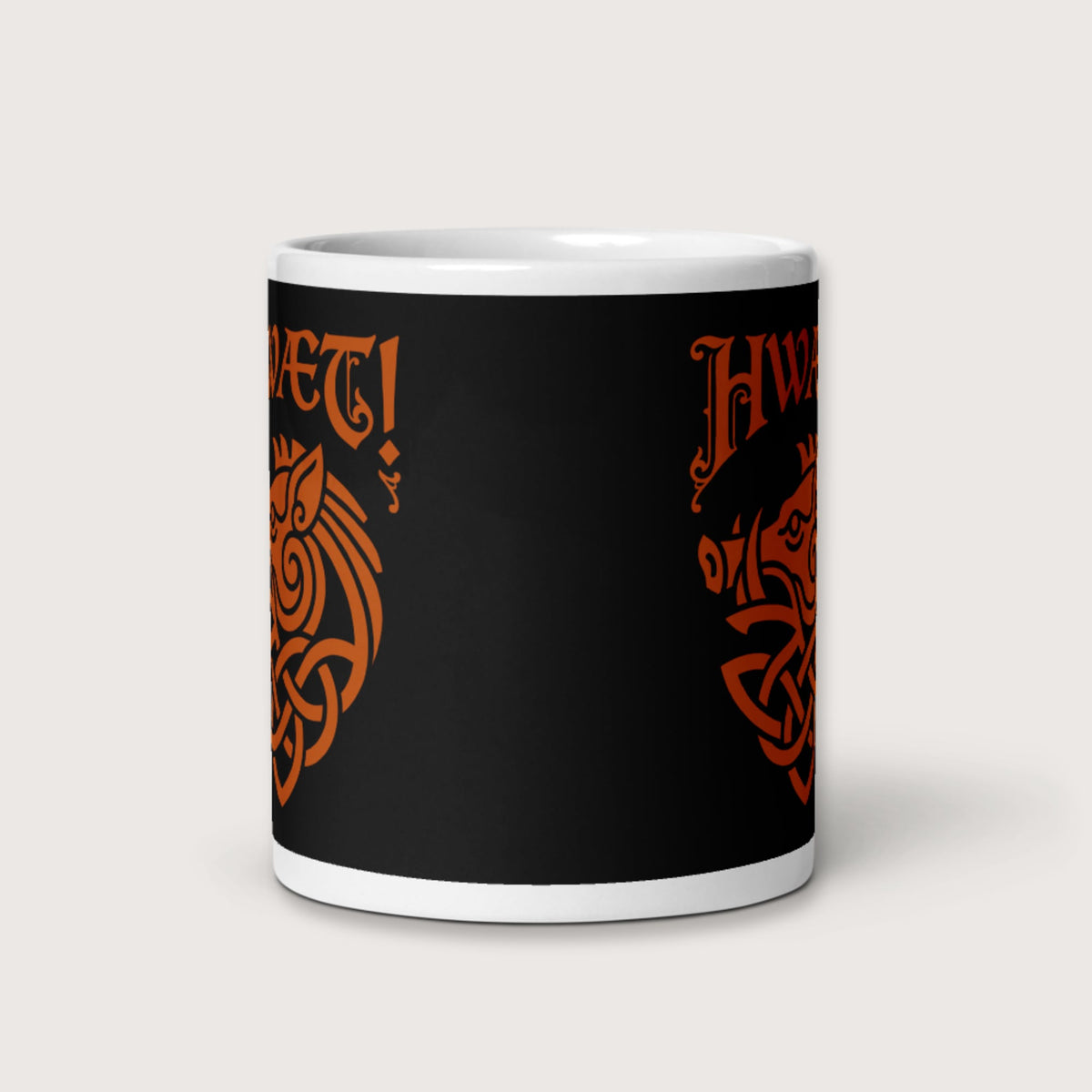 Hwaet Boar Mug - history buff gift by HistoHead