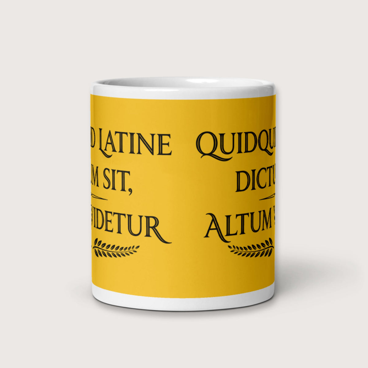Whatever Is Said in Latin Seems Deep Mug - history buff gift by HistoHead