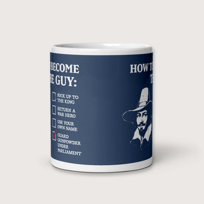 Guy Fawkes How to Become the Guy Mug - history buff gift by HistoHead