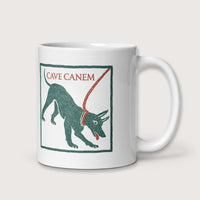 Cave Canem Pompeii Mosaic Mug - history buff gift by HistoHead