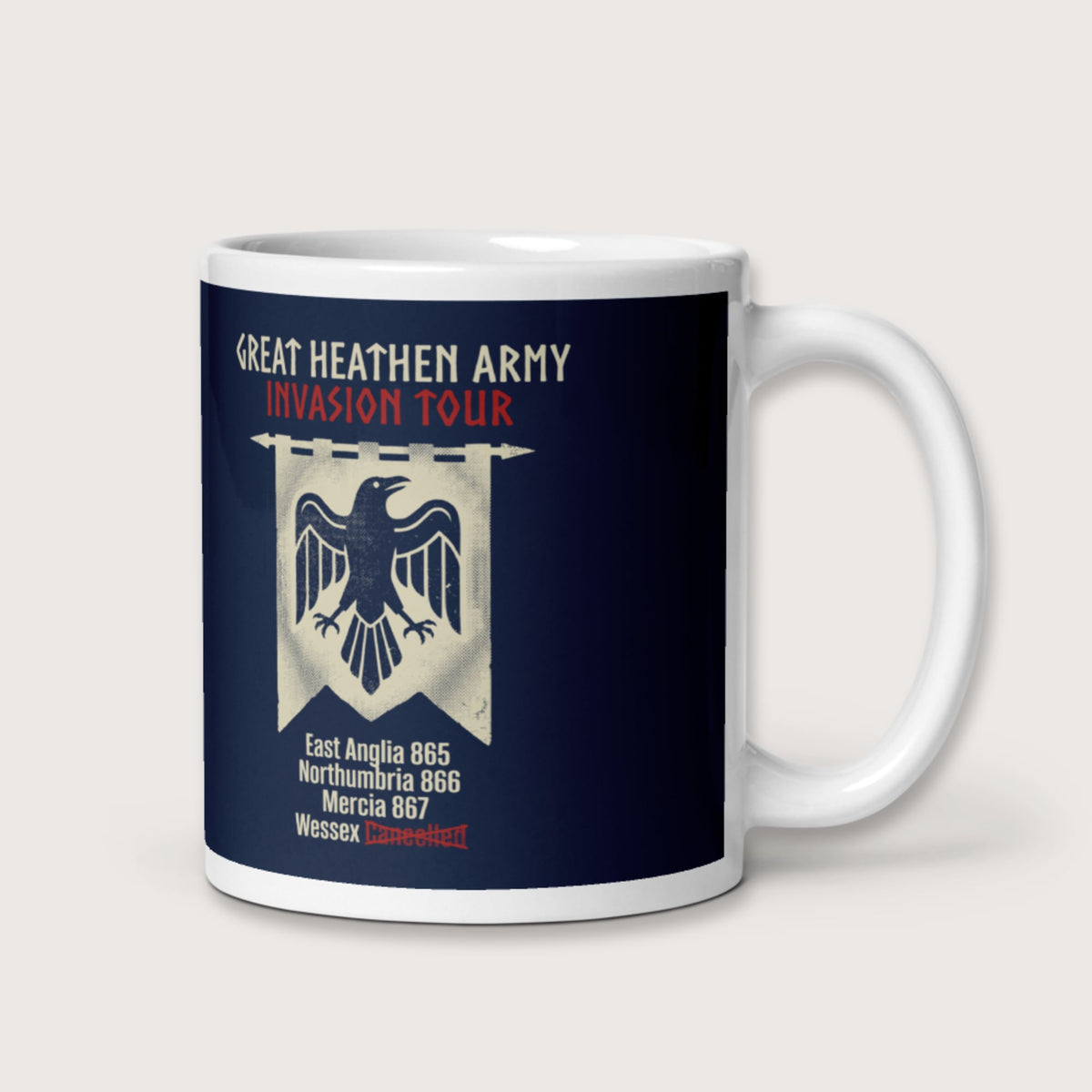 Great Heathen Army Invasion Tour Mug - history buff gift by HistoHead