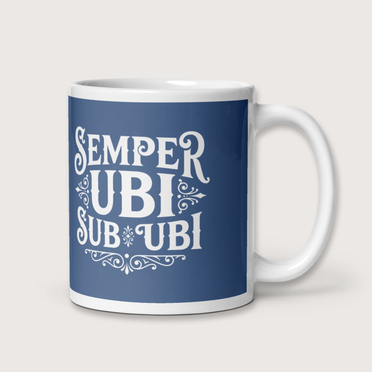 Latin Pun Semper Ubi Sub Ubi Mug - history buff gift by HistoHead