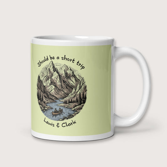 Lewis & Clark Short Trip Mug - history buff gift by HistoHead