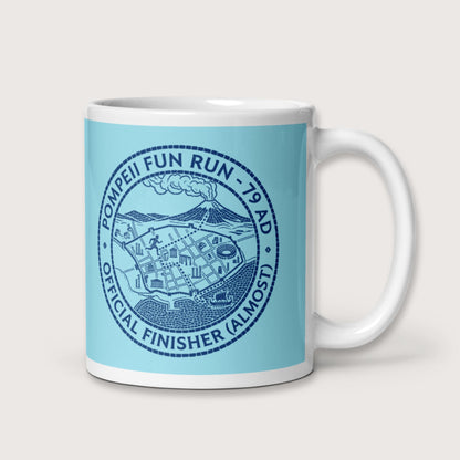 Pompeii Fun Run Official Finisher Mug - history buff gift by HistoHead