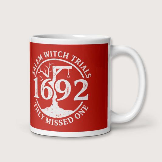 Salem Witch Trials They Missed One Mug - history buff gift by HistoHead