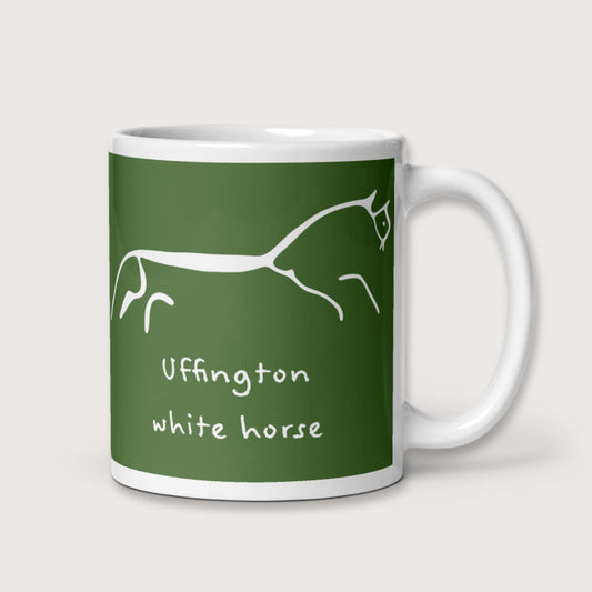 Uffington White Horse Mug - history buff gift by HistoHead