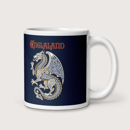 Englaland Dragon Mug - history buff gift by HistoHead