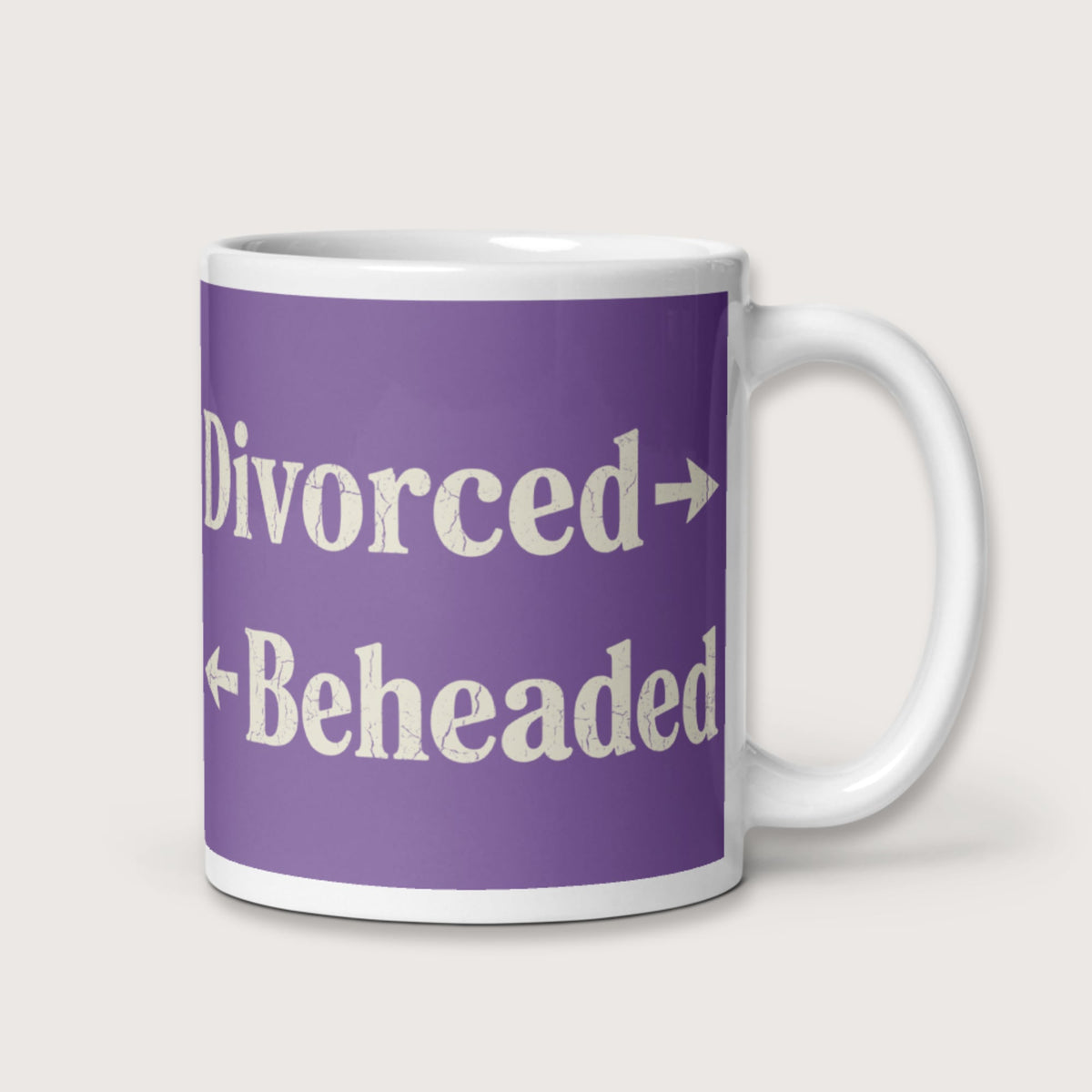 Divorced and Beheaded Mug - history buff gift by HistoHead