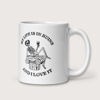 My Life is in Ruins Mug - history buff gift by HistoHead