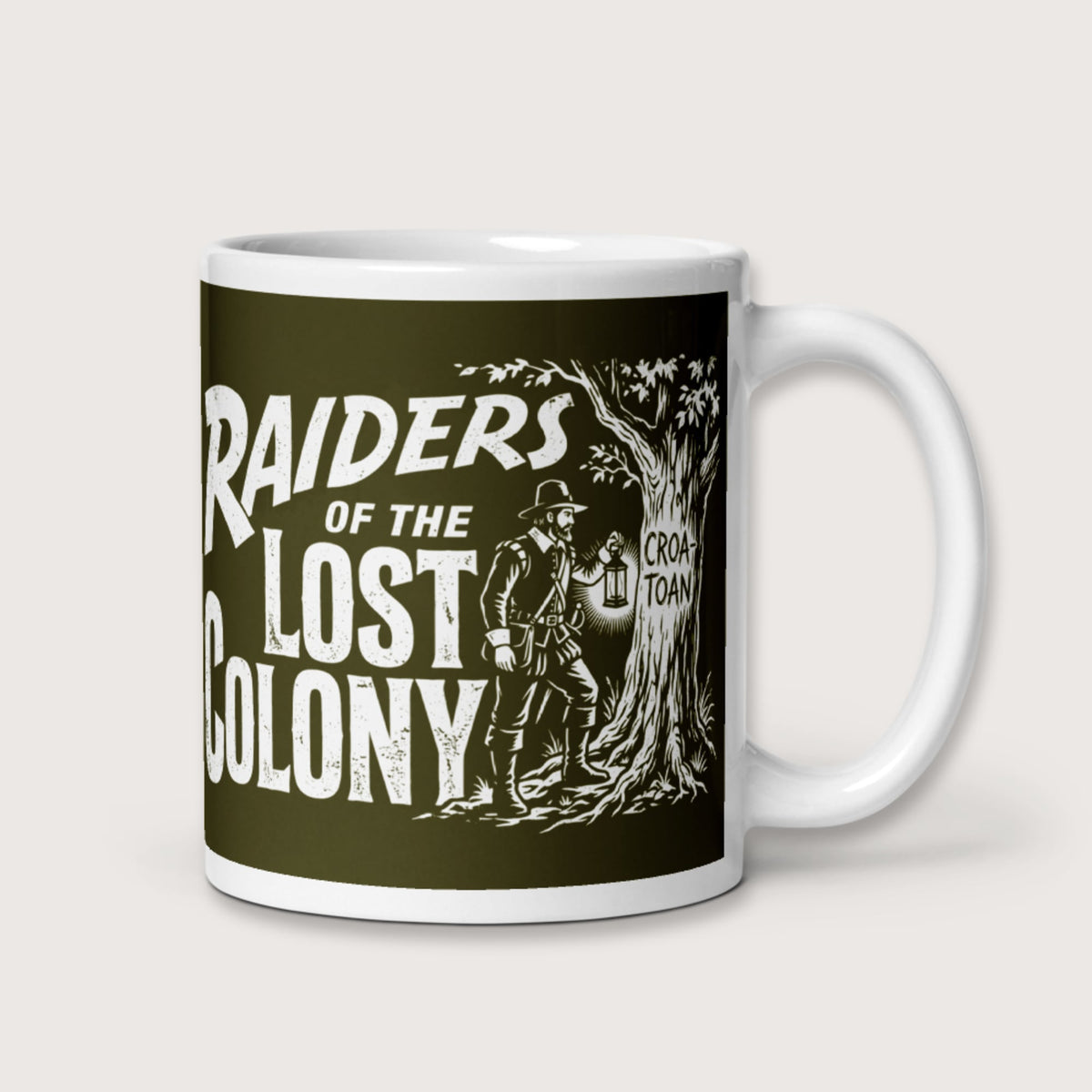 Raiders of the Lost Colony Mug - history buff gift by HistoHead
