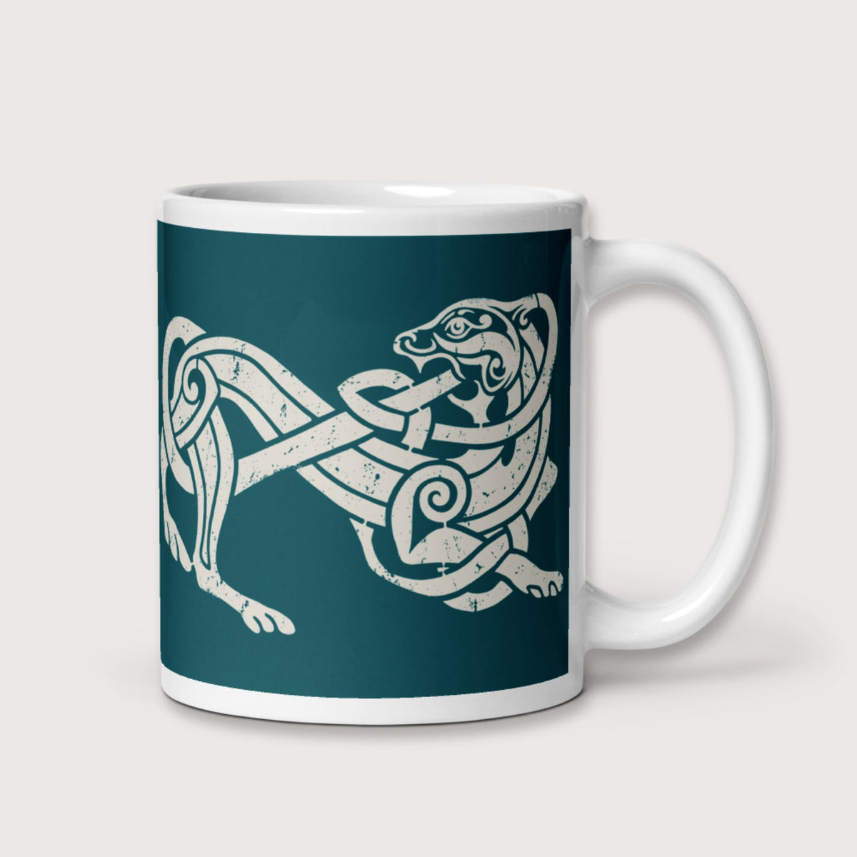 Norse Lion Mug - history buff gift by HistoHead
