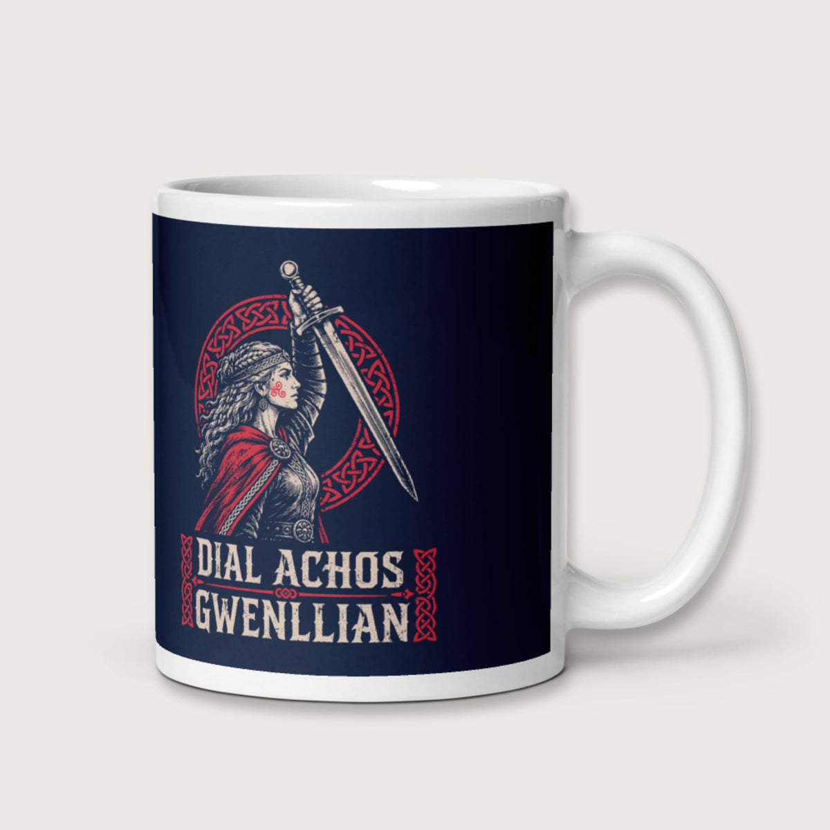 Dial Achos Gwenllian Mug - history buff gift by HistoHead
