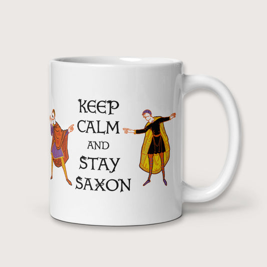 Harold Godwinson Keep Calm and Stay Saxon Mug - history buff gift by HistoHead