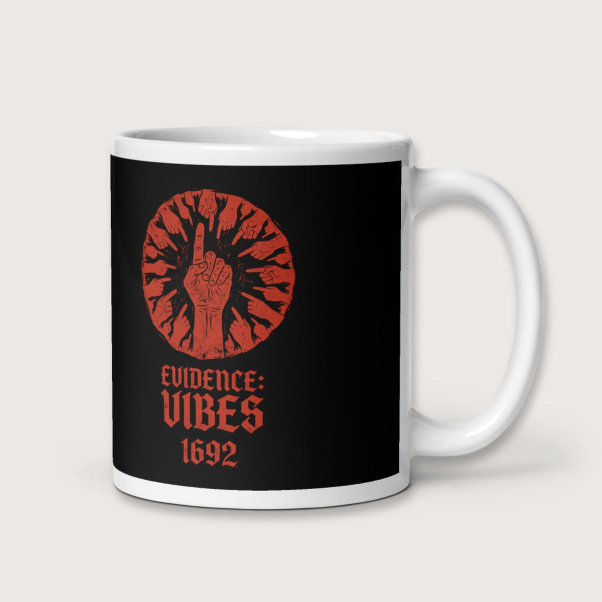1692 Salem Witch Trials Evidence Mug - history buff gift by HistoHead