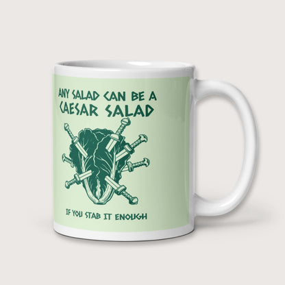 Caesar Salad Mug - history buff gift by HistoHead