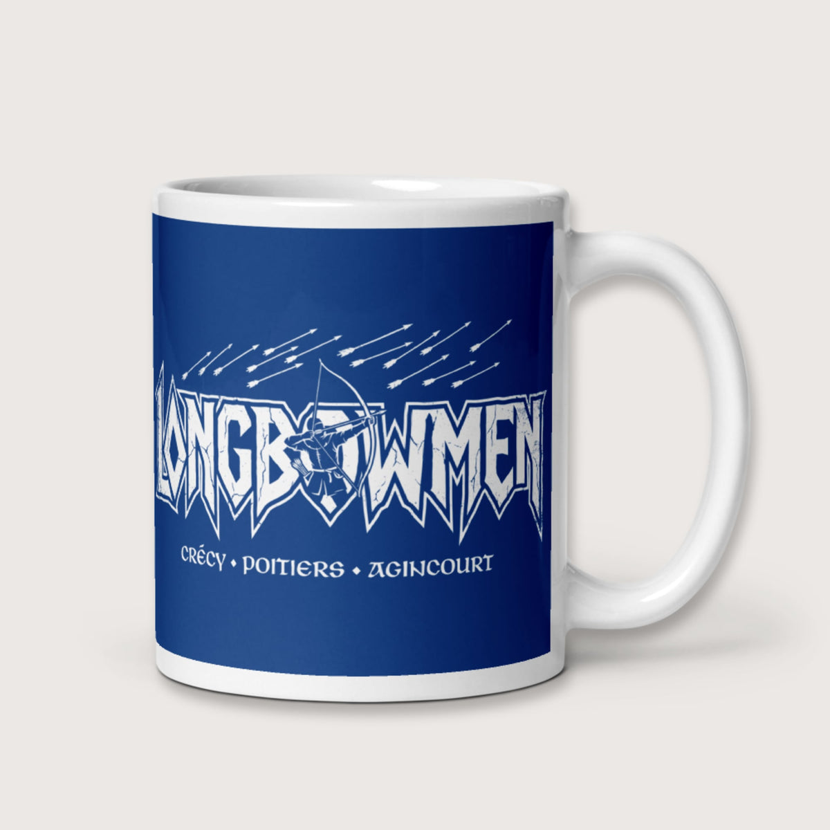 Longbowmen Mug - history buff gift by HistoHead