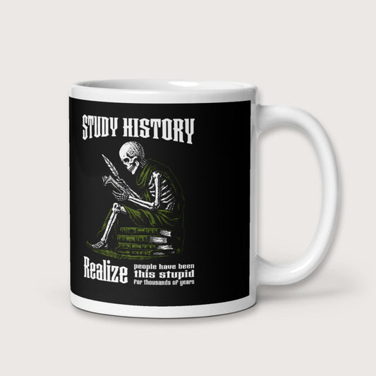 Study History Mug - history buff gift by HistoHead