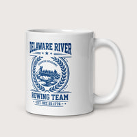 Delaware River Rowing Team Mug - history buff gift by HistoHead