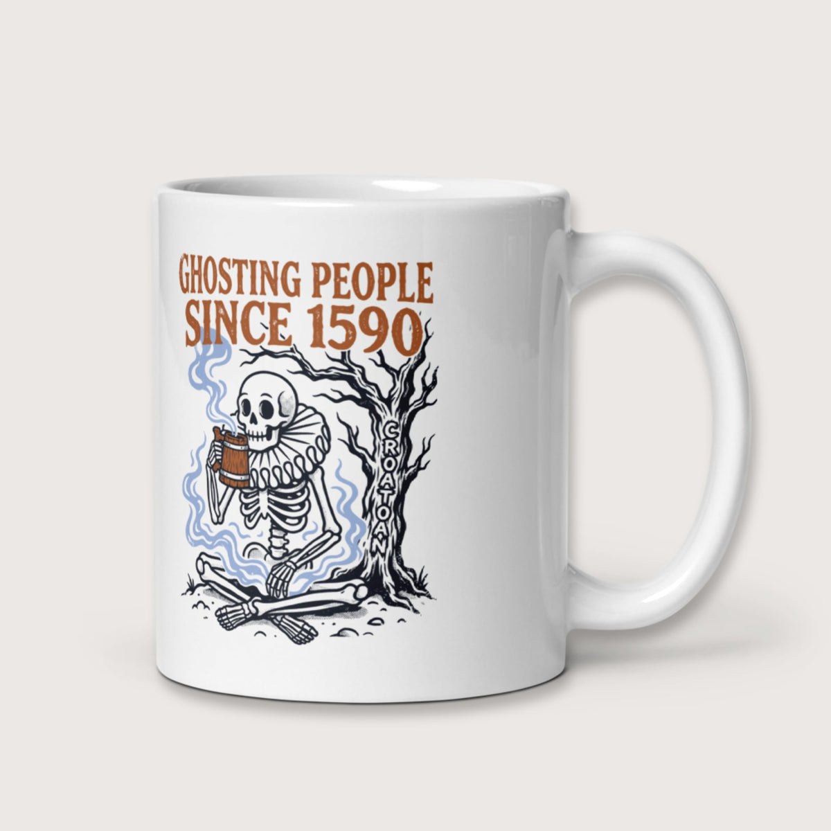 Roanoke Colony Ghosting Since 1590 Mug - history buff gift by HistoHead
