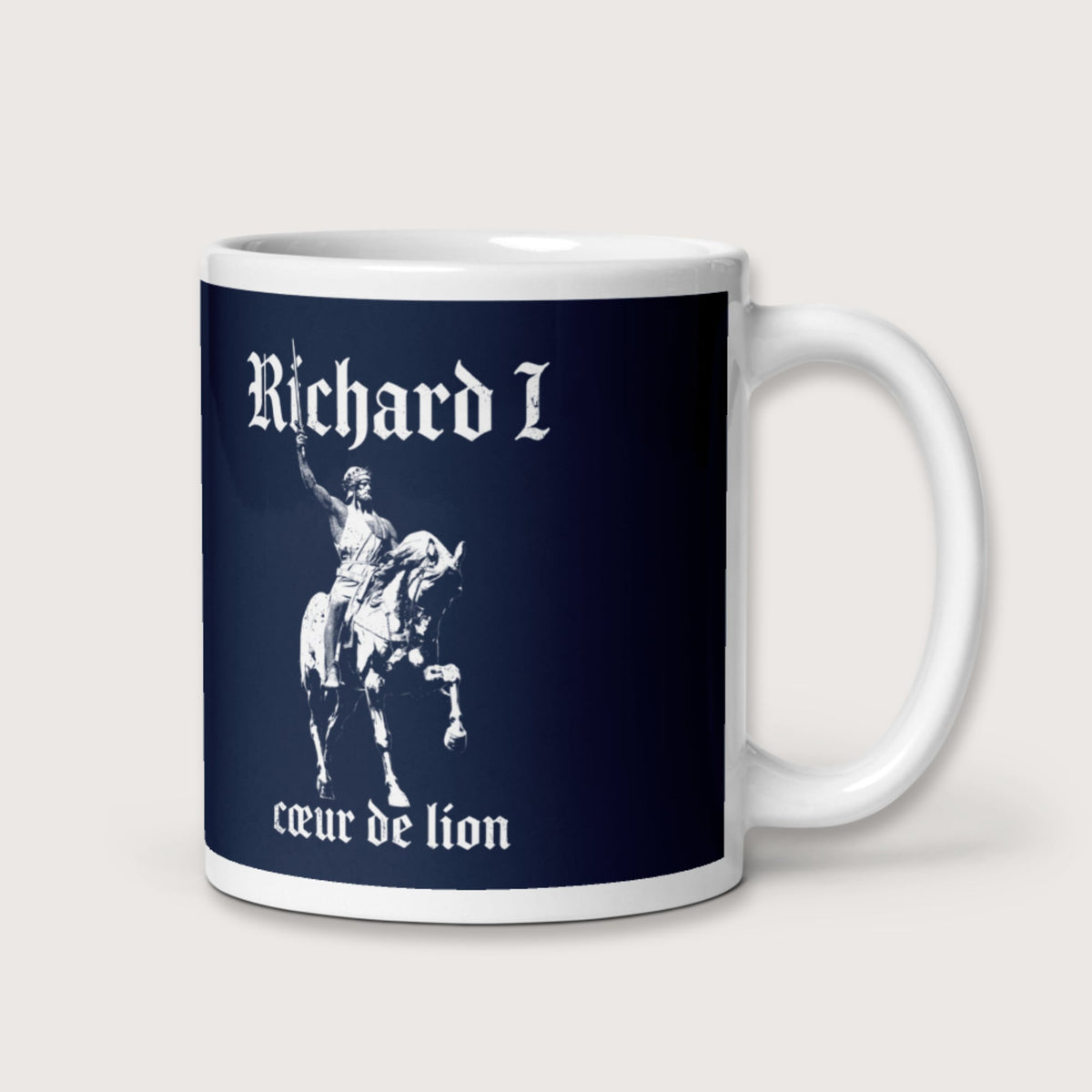 Richard I Coeur de Lion Mug - history buff gift by HistoHead