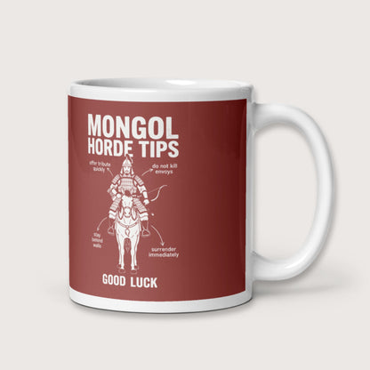 Mongol Horde Tips Mug - history buff gift by HistoHead