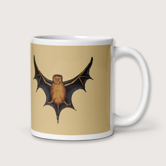 Weird Medieval Bat Mug - history buff gift by HistoHead
