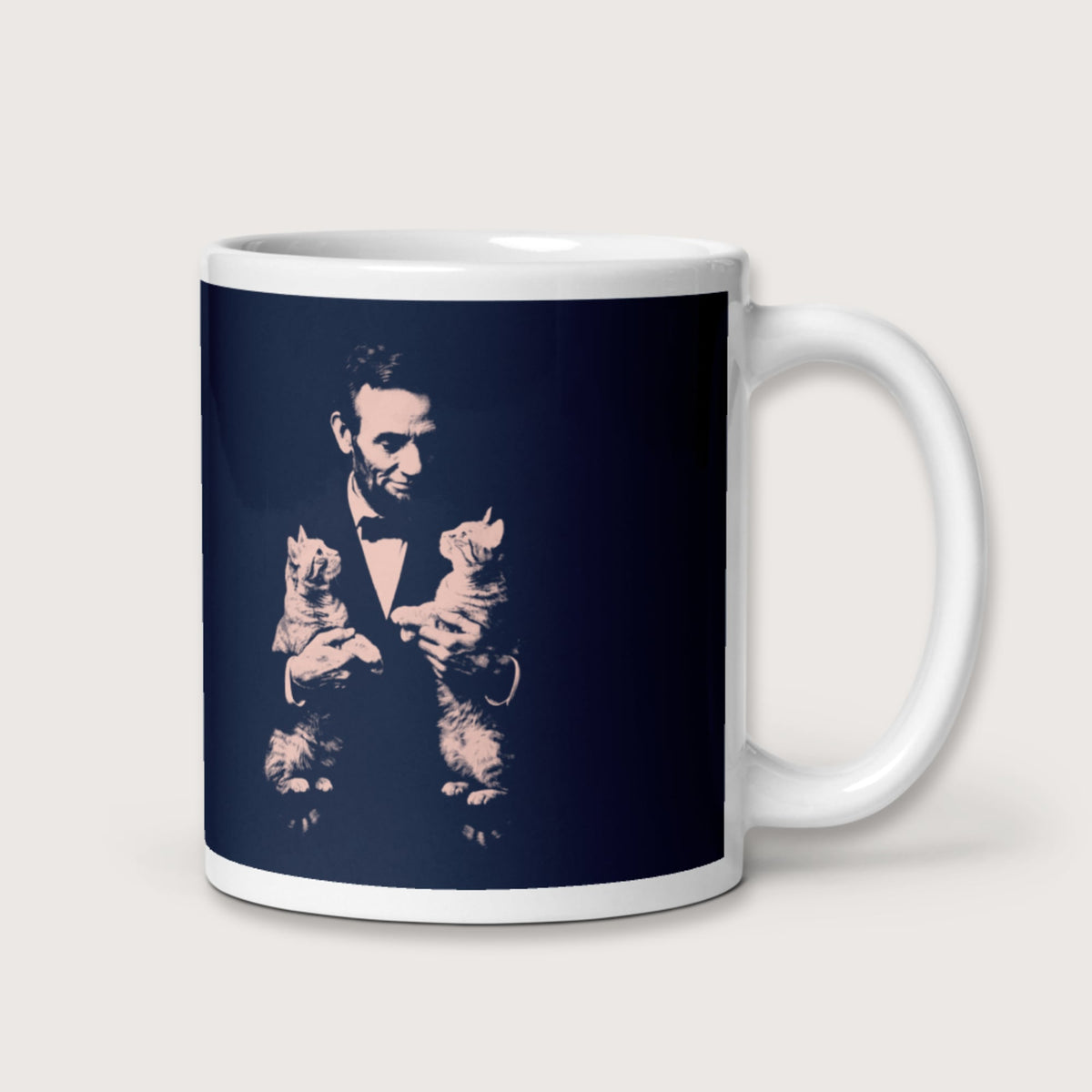Lincoln Kittens Mug - history buff gift by HistoHead