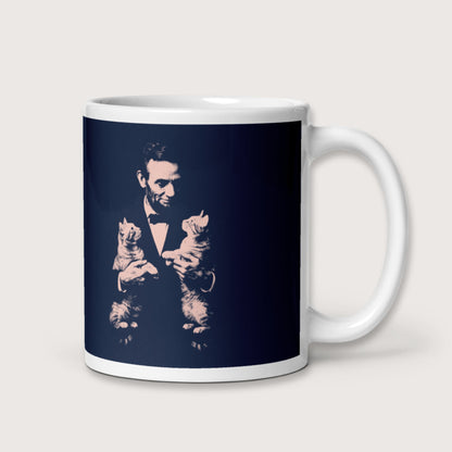 Lincoln Kittens Mug - history buff gift by HistoHead